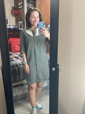 NWOT FSL Apparel button up dress or shirt